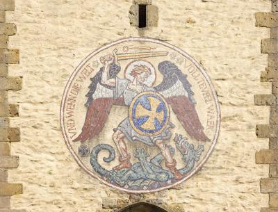 Mosaik mit dem Erzengel Michael von 1922