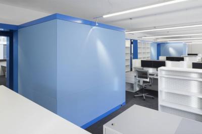Blick in die Open-Space-Büroräume