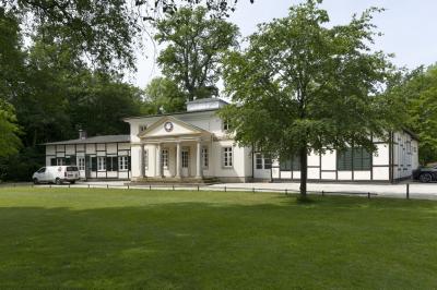 Wacht-Gebäude im Landschaftspark Bagno