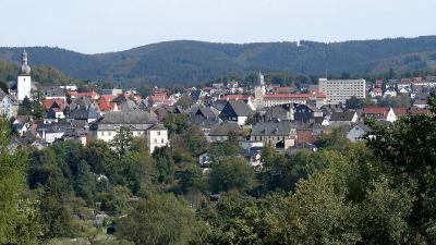 Blick über den historischen Ortskern