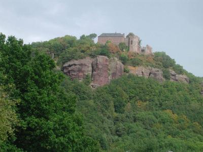 Ansicht der Burg von Süden