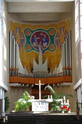 Blick auf die Orgel