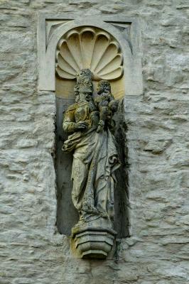 Madonnenfigur aus Bamberger Sandstein