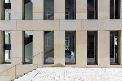 Detail der Fassade