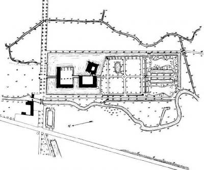 Plan der Schlossanlage von 1900