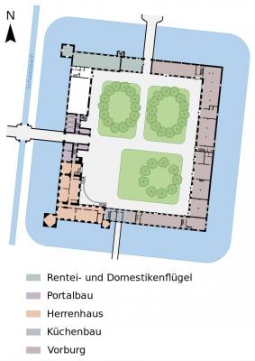 Grundriss Schloss Kalkum