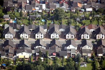 Siedlung Mausegatt-Kreftenscheer, Luftbild