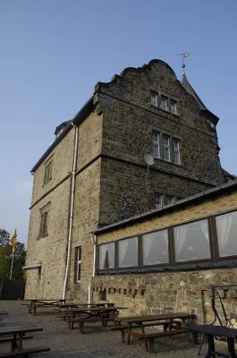 Außenterasse von Burg Schwalenberg