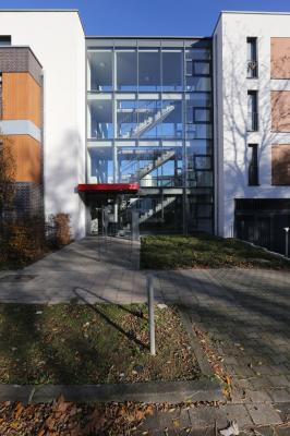 transparentes Treppenhaus