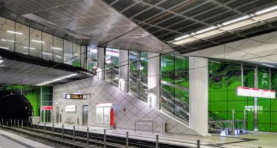 Haltestelle Graf-Adolf-Platz, Bahnsteig