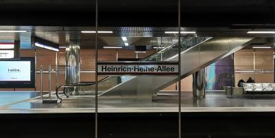 Haltestelle Heinrich-Heine-Allee, Bahnsteig