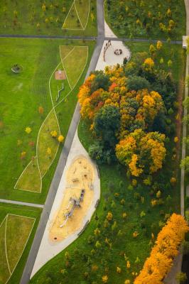 Lippepark Hamm, Vogelperspektive
