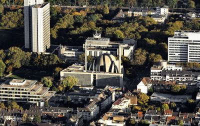 Luftbild Zentralmoschee Köln