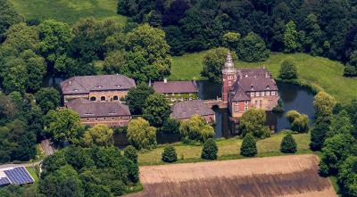 Schloss Sandfort, Luftbild