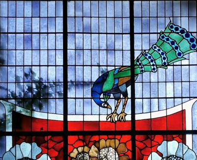 Detail Kirchenfenster in St. Franziskus