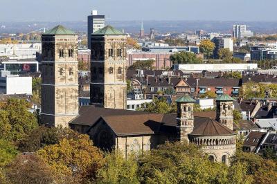 Luftbild St. Heribert Köln-Deutz
