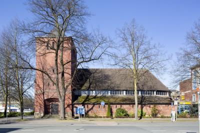 Erlöserkirche Münster Straßenansicht