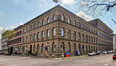 Alte Samtweberei Krefeld, Eckansicht