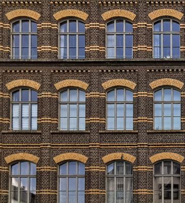 Fassadenausschnitt Alte Samtweberei Krefeld