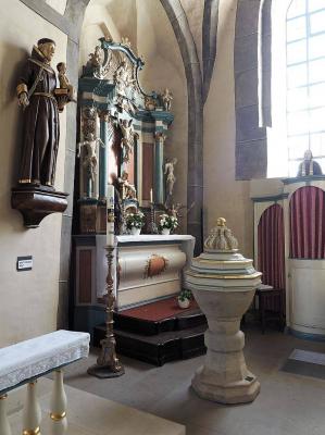 Wandapsis im Seitenschiff