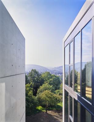 Blick in die Längsfuge, Haus der Stille