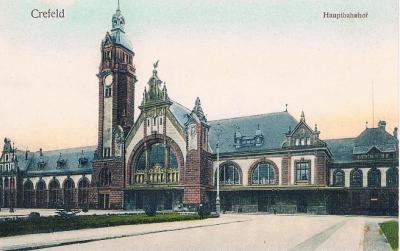 Hauptbahnhof Krefeld (um 1909)