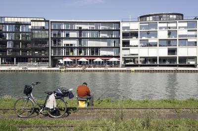Stadthafen I, Hafenviertel Münster, Nordseite Kreativkai