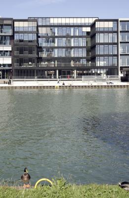 Stadthafen I, Hafenviertel Münster, Nordseite Kreativkai