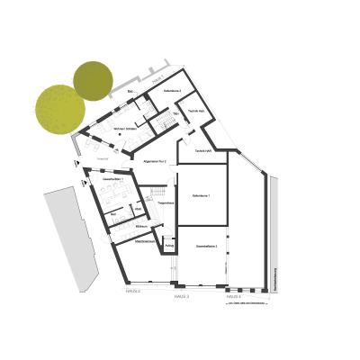 Grundriss Erdgeschoss/Kellergeschoss
