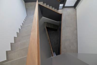 Treppenhaus mit Treppenöffnung