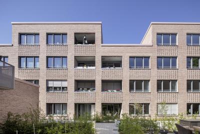 Fassadenrasterung, Loggien