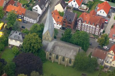 Schrägluftbild Alt St. Thomae in Soest