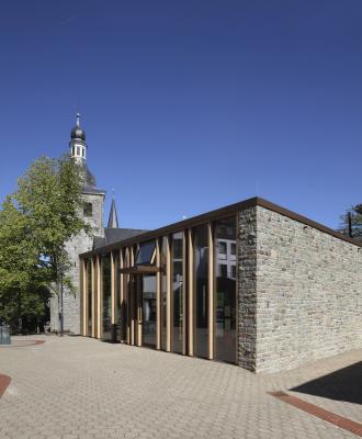 Ansicht Gemeindezentrum von Süden