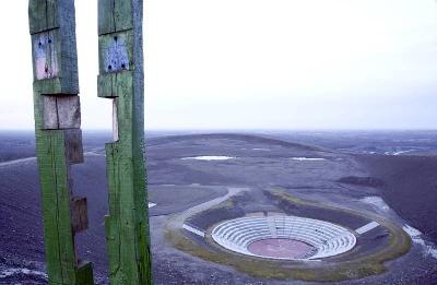 Halde Haniel mit Blick auf Amphitheater