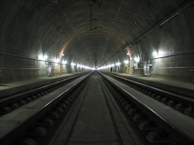 Blick durch den Tunnel