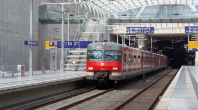 Plattform mit Zug