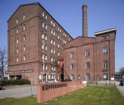 Blick auf die Küppersmühle