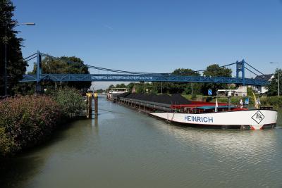 Schulweg-Steg Hängebrücke in Hamm