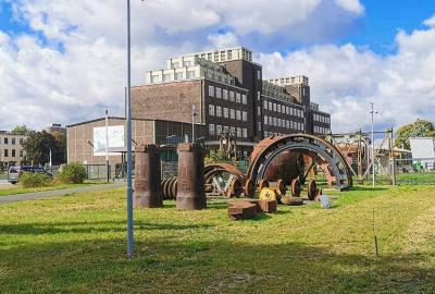 Hauptlagerhaus, Rückseite von Norden