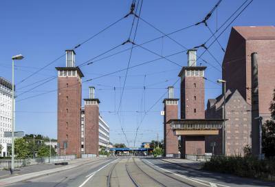 Straßenansicht Schwanentorbrücke
