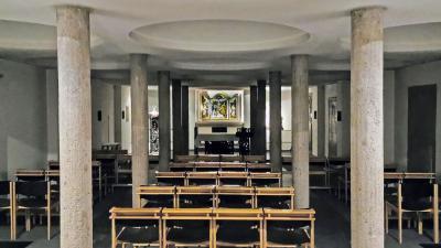 Blick in die Krypta von St. Andreas, Köln