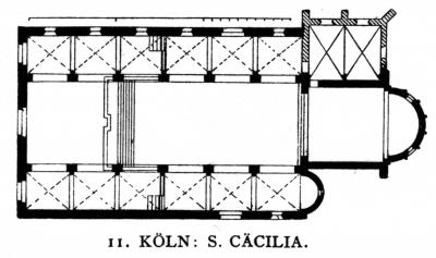 Grundriss St. Cäcilien