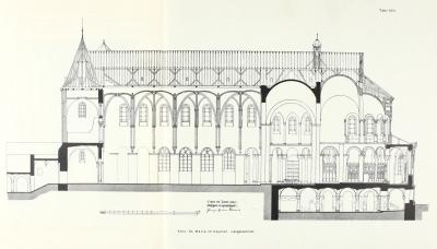 Längsschnitt St. Maria im Kapitol