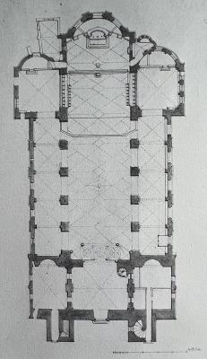 Grundriss St. Pantaleon Köln