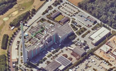 Schrägluftbild von Norden, Abfallentsorgungszentrum Asdonkshof