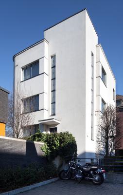 Münster, Münzstr. 9, linke Seitenfassade mit Eingang