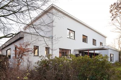 Steinfurt, Münsterstr. 35, linke Seitenfassade und Hauptfassade