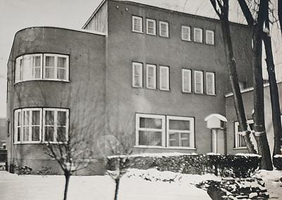 Gartenseite Januar 1940