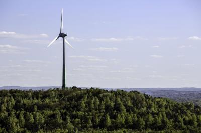 Windrad auf Halde Hoppenbruch