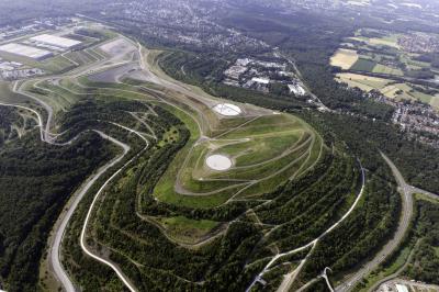 Halde Hoheward von oben